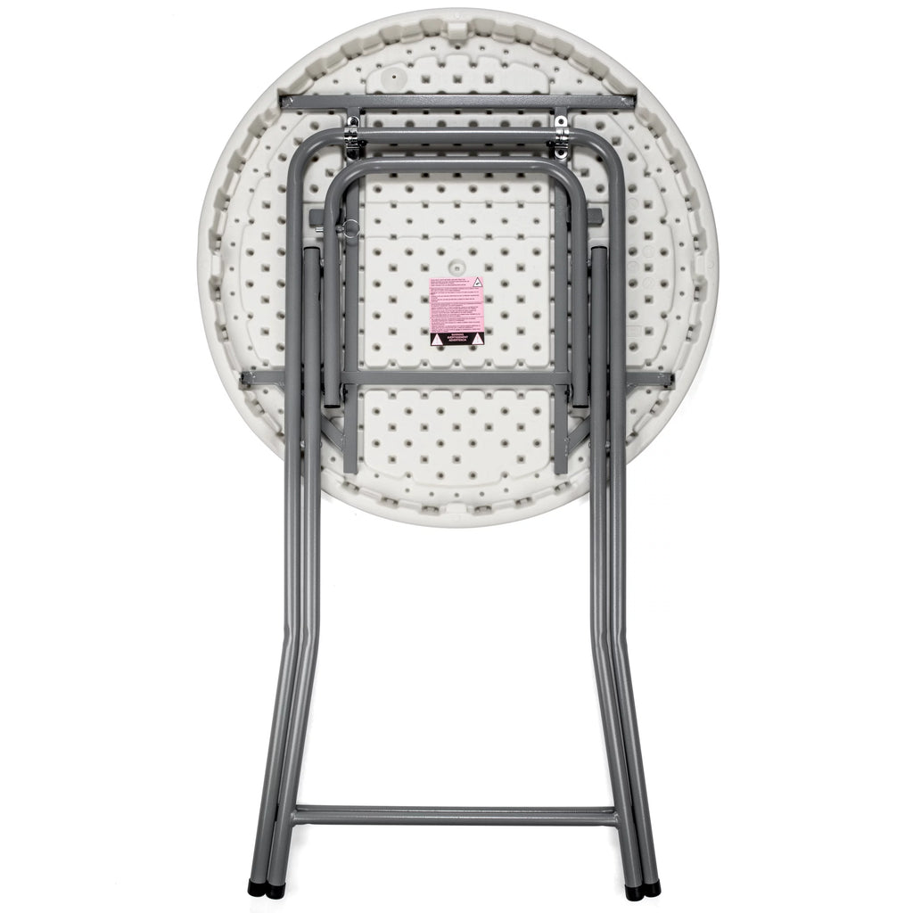 32" Round Plastic Folding Table Y4418