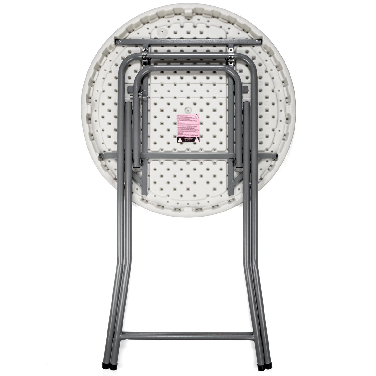 32" Round Plastic Folding Table Y4418