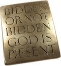 Irish Plaque Resin Casting Bronze Coated 8 1/4 Inches Tall by 6 3/4 Inches Wide Pack of 2 L8265