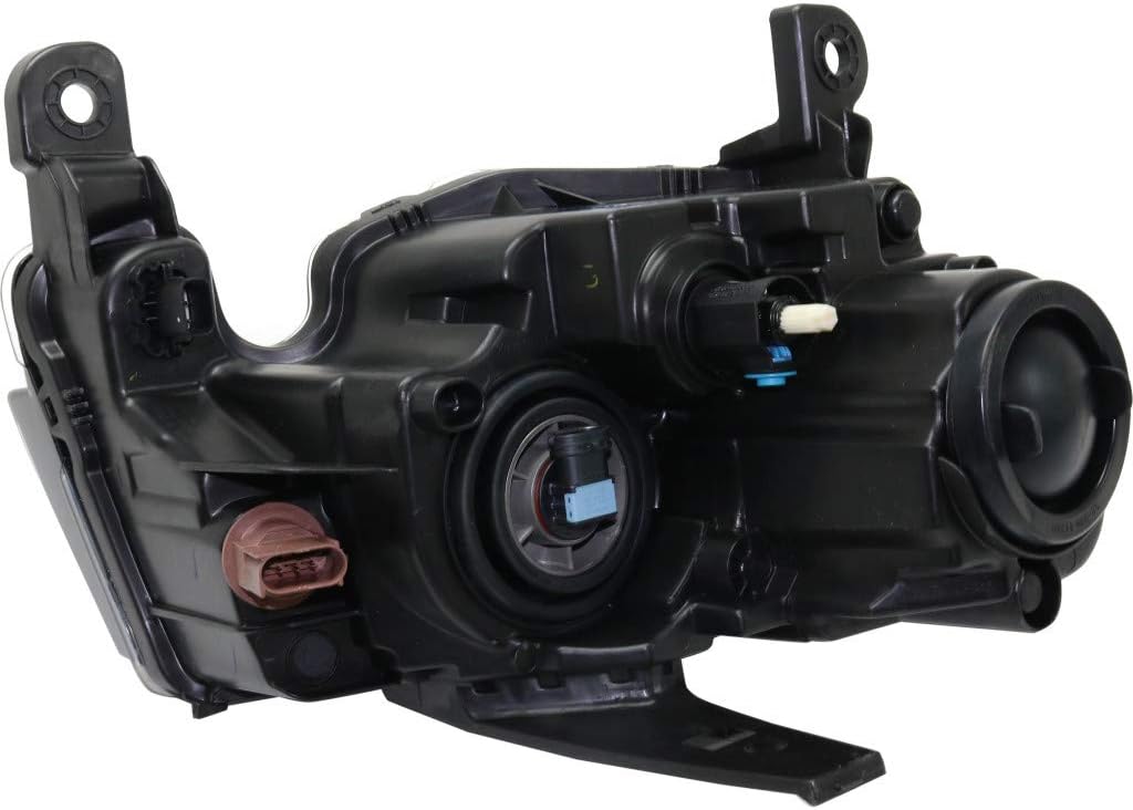 Jeep Grand Cherokee Passenger Side Black Bezel Halogen Headlight Assembly N82213