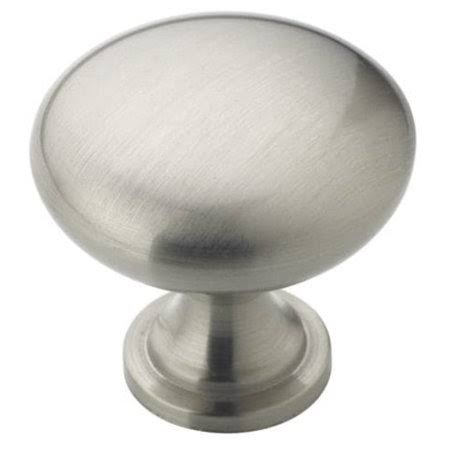 Satin Nickel Mushroom Cabinet Knob W834431