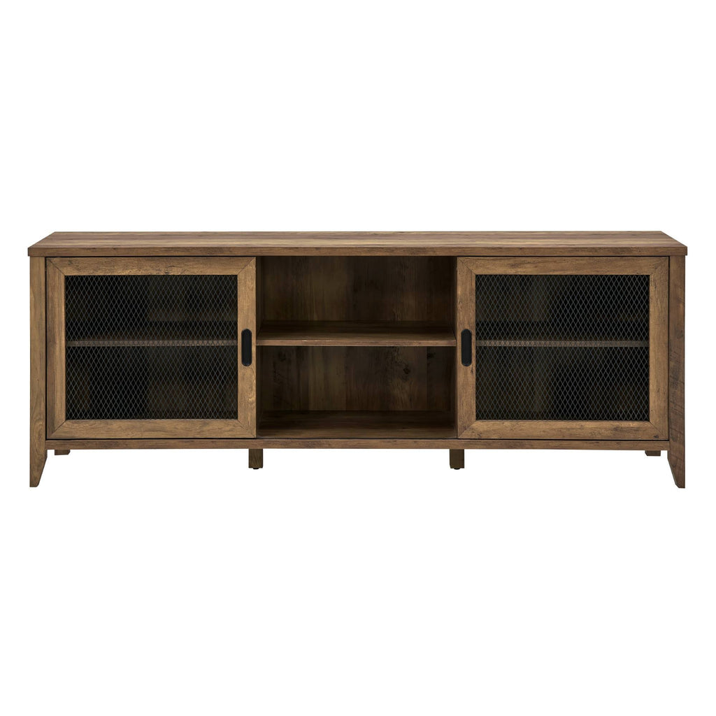 Industrial Sliding Mesh Door TV Console D58800