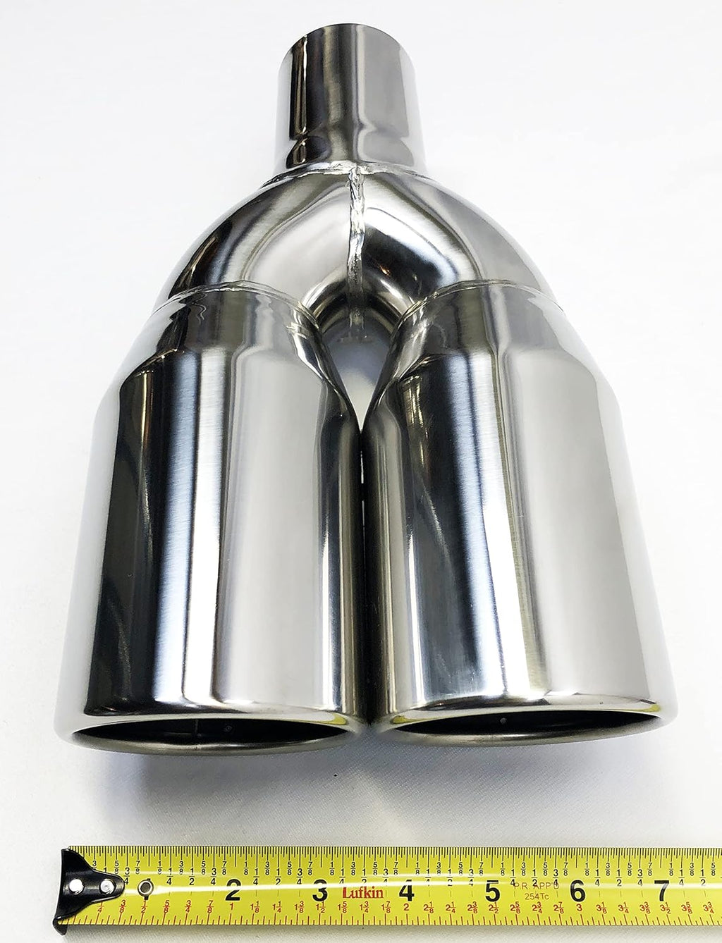 Dual Round Stainless Steel Exhaust Tip Pack of 2 L99671