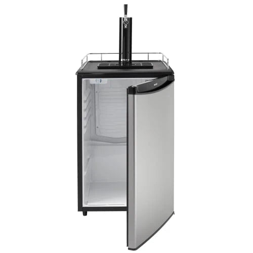 5.4 cft Single Tap Keg Cooler in Stainless P24098
