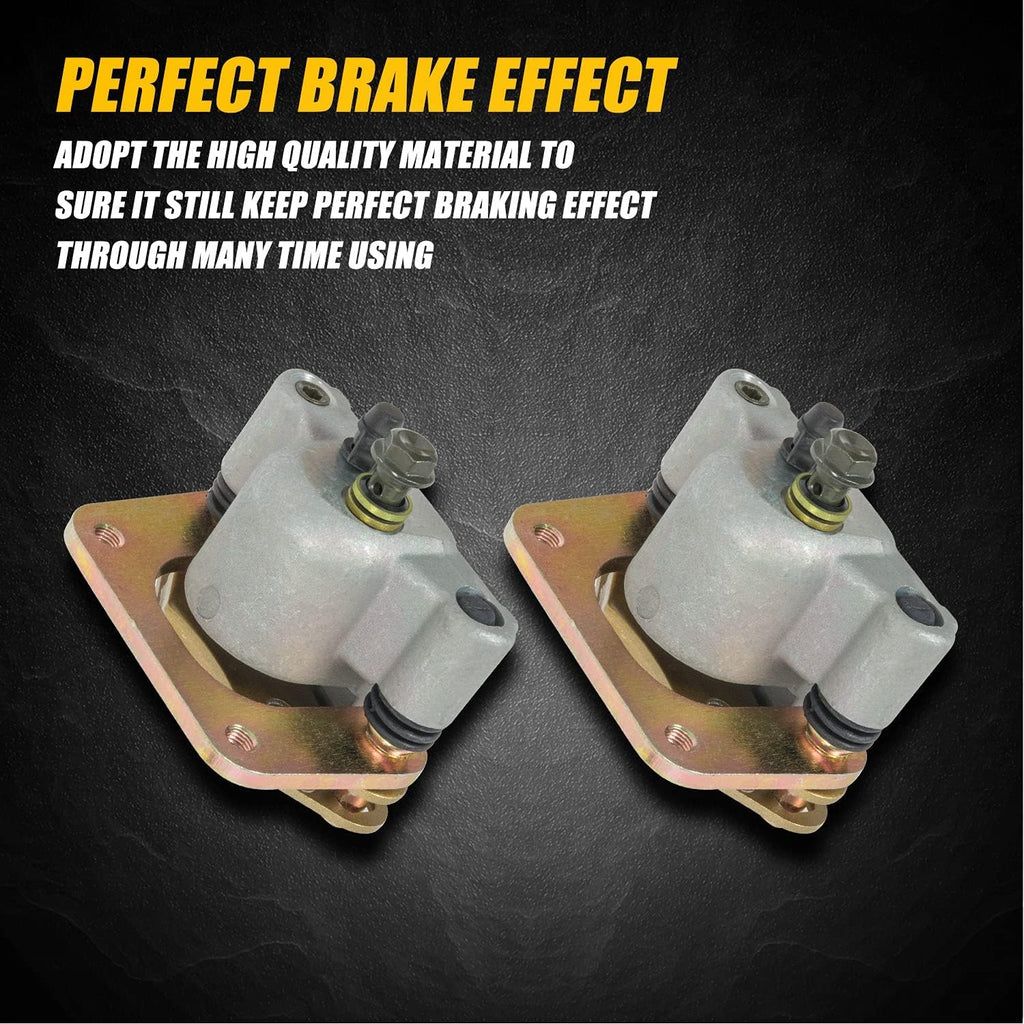 Rear Left & Right Brake Caliper Assembly Pack of 2 F4537