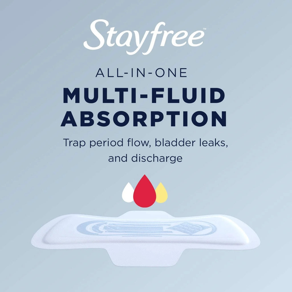 Stayfree Maxi Pads Regular Deodorant, 66 Count - Pack of 3 T87563