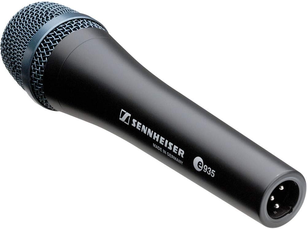 Handheld Cardioid Dynamic Microphone with 5-Channel Compact Mixer & XLR Cable F5612