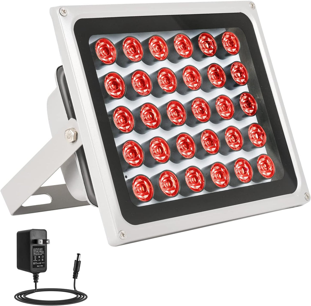 IR Illuminator 850nm 30-LEDs Waterproof Metal Housing L53893