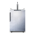 24" Stainless Steel Outdoor Beer Dispenser with Single Tap U422479