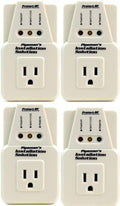 4 pcs Voltage Protector Surge 1800 Watts Appliance L17641