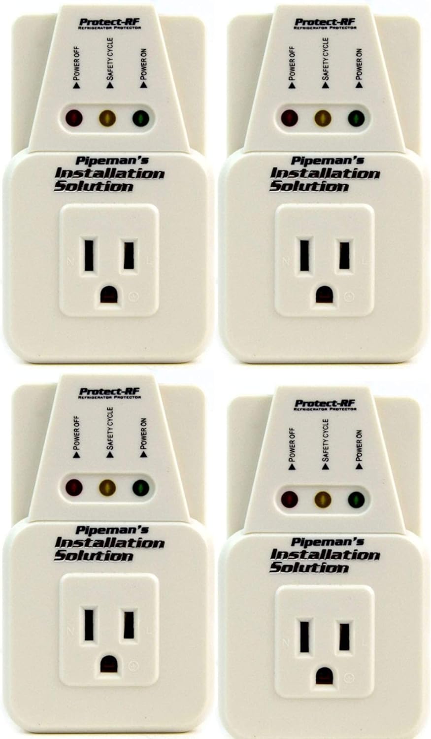 4 pcs Voltage Protector Surge 1800 Watts Appliance L17641
