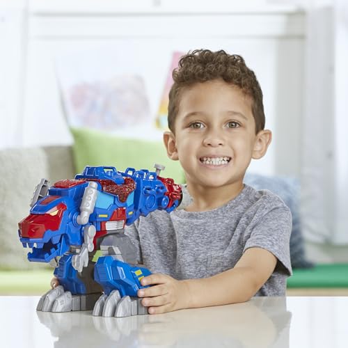 Optimus Prime T-Rex Converting Action Figure with Lights and Sounds U1143