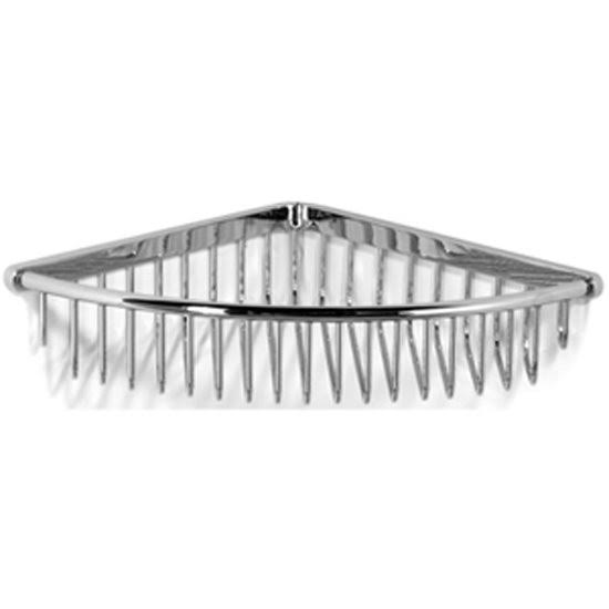 Satin Nickel Large Corner Basket B9184