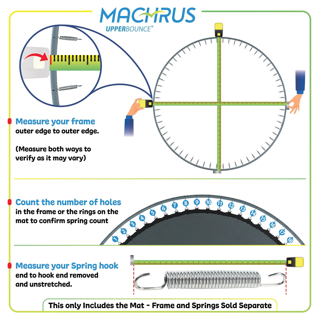 36 V-Rings Jumping Surface for 3.7' Trampoline S84578