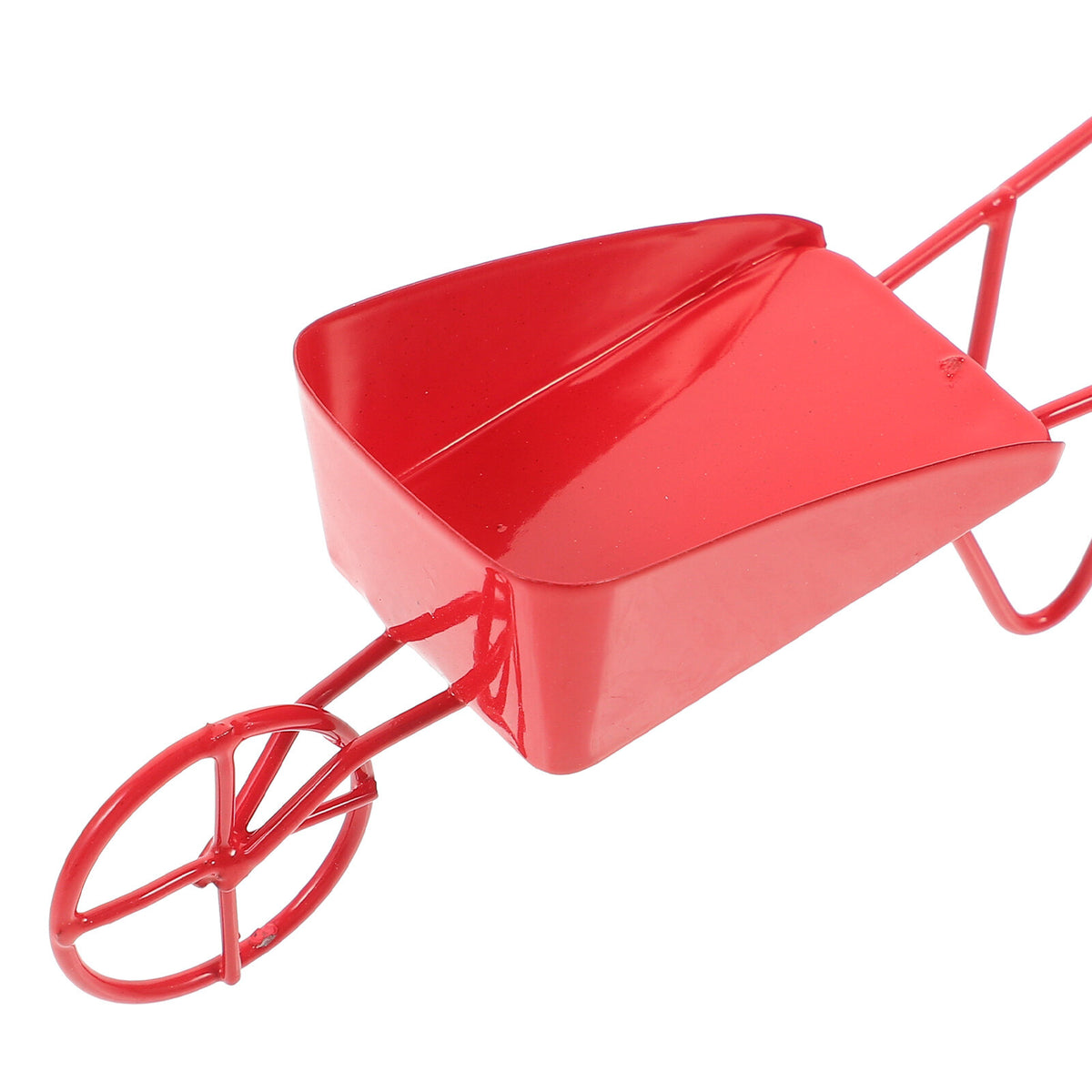 Mini Vintage Metal Wheelbarrow Prop T671902