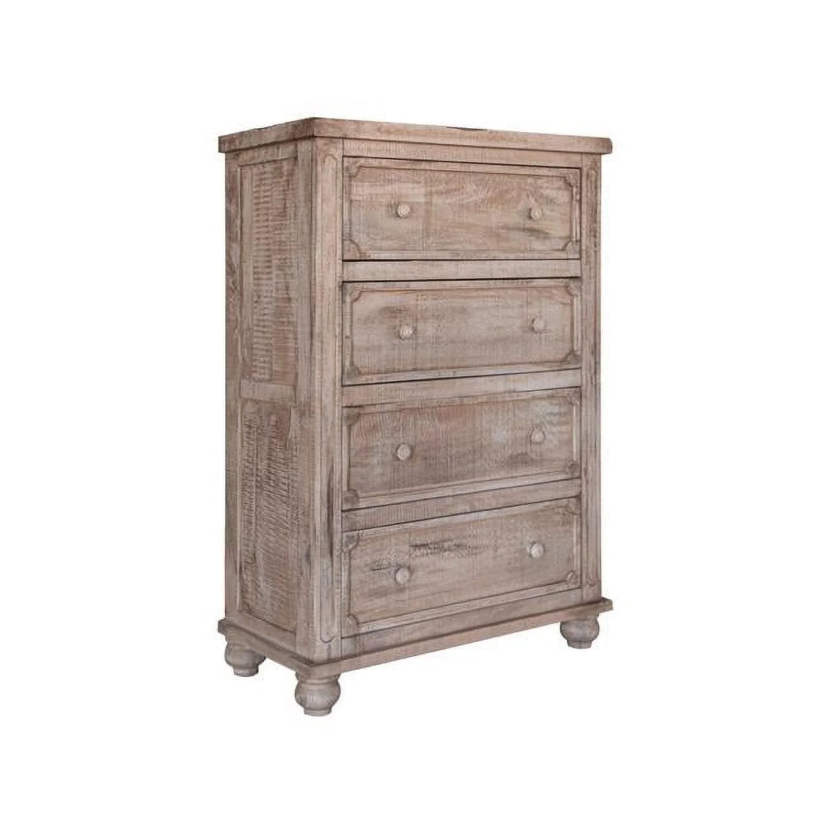 Natural Solid Wood Four Drawer Chest F31462