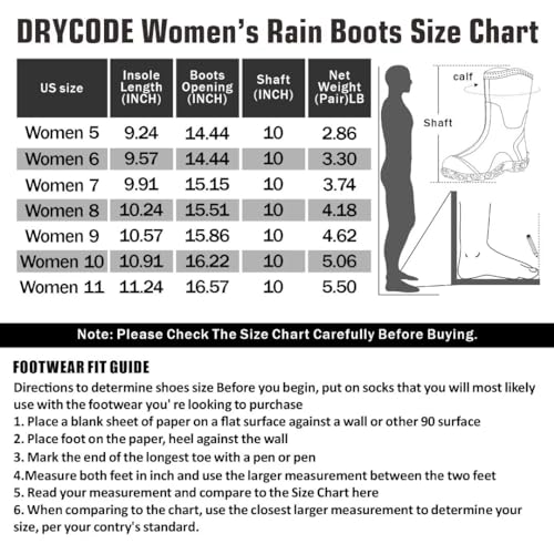 Black 6mm Neoprene Waterproof Insulated Work Boots X3905