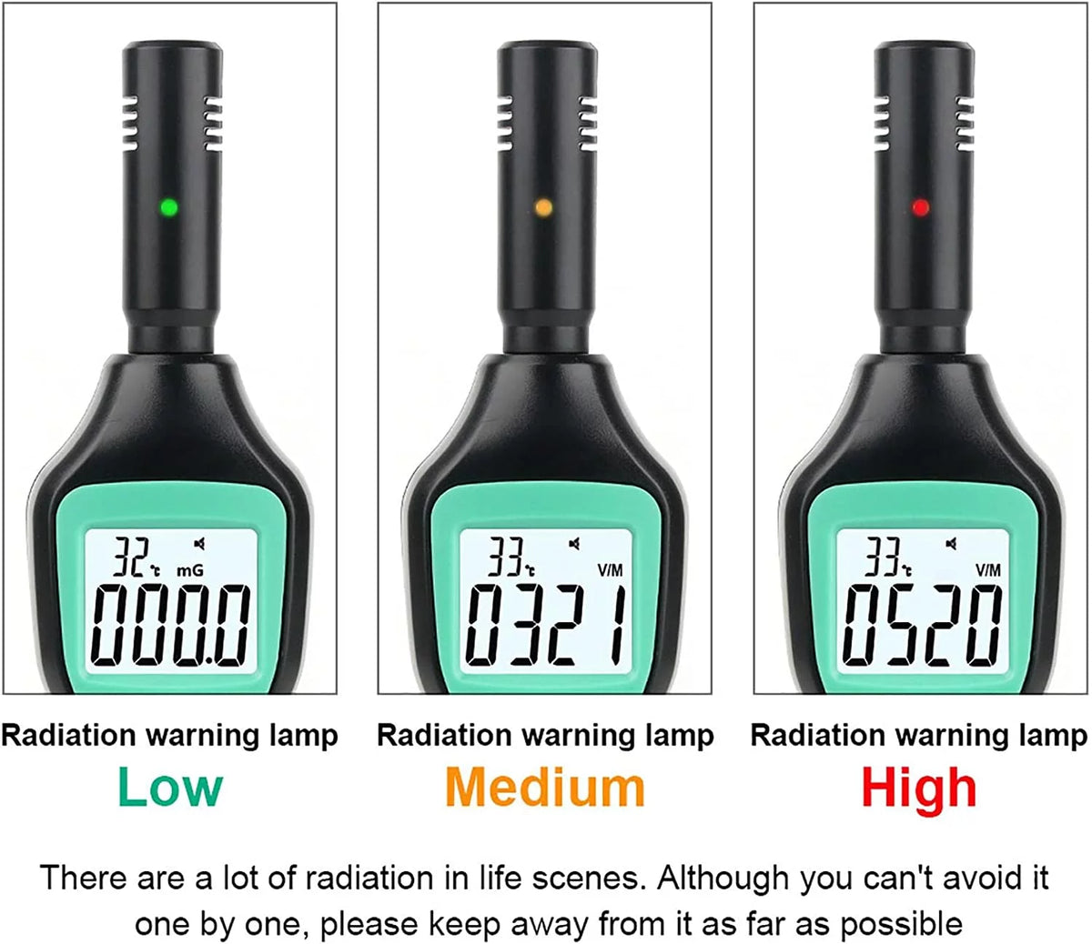 Handheld EMF Meter Digital LCD EMF Detector G7730