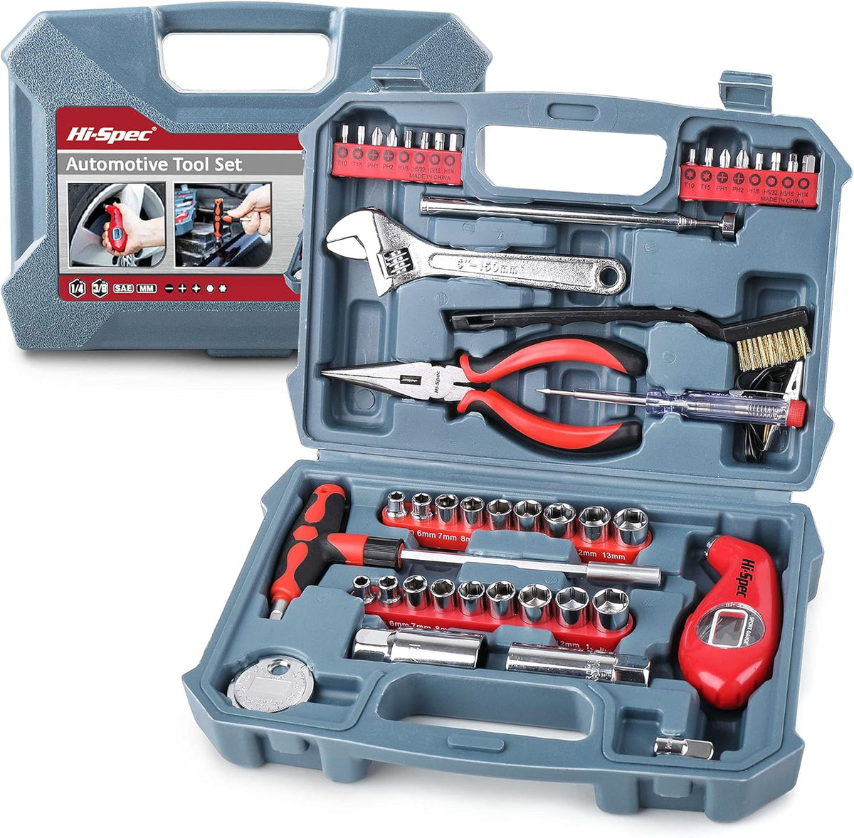73 Piece Home & Garage Tool Kit Set with Tool Box Case V600883