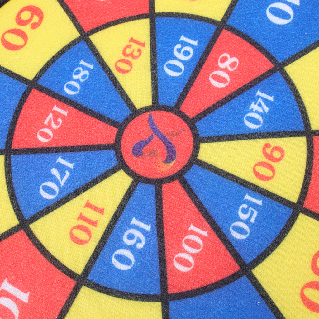 Flocking Dart Board with 4pcs Darts Dartboard Set K831568