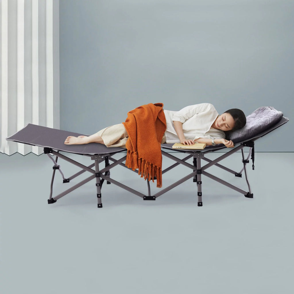 Portable Single Folding Bed with Mattress Z3799