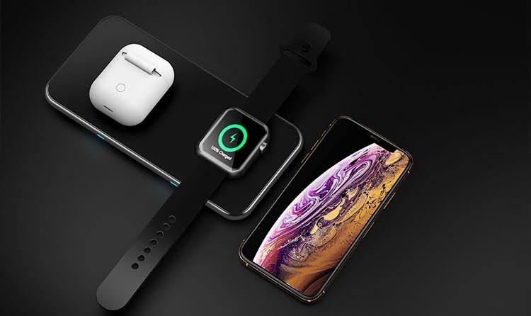 3 in 1 Glass Wireless Charge Pad P304579
