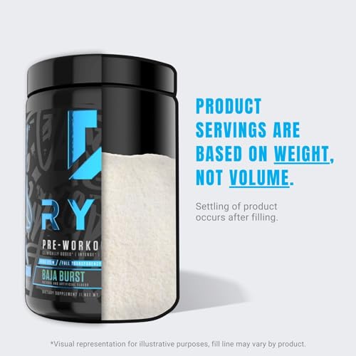 25 Servings Pre Workout with Caffeine (Baja Burst) A9808