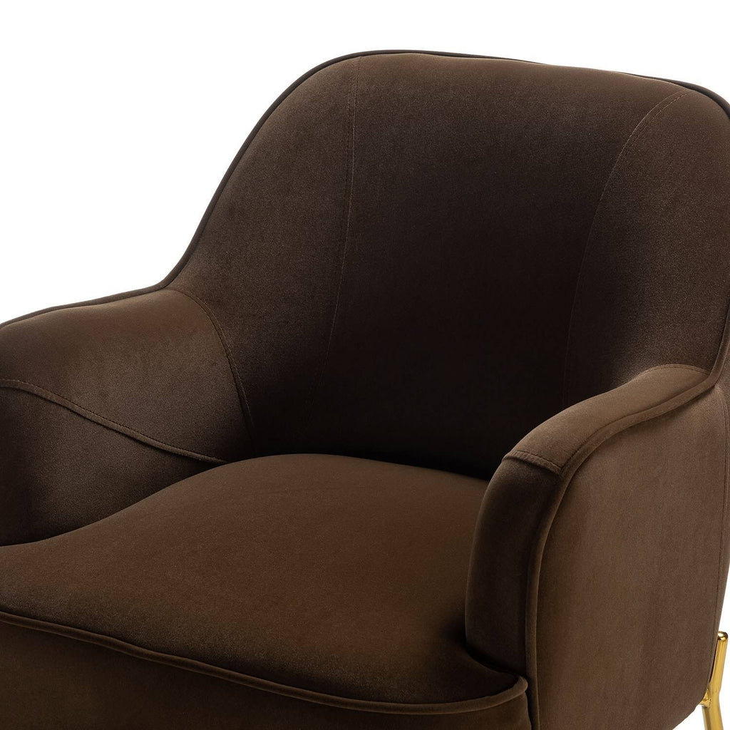 Teal Accent Chair with Gold Legs, Set of 2 J3781