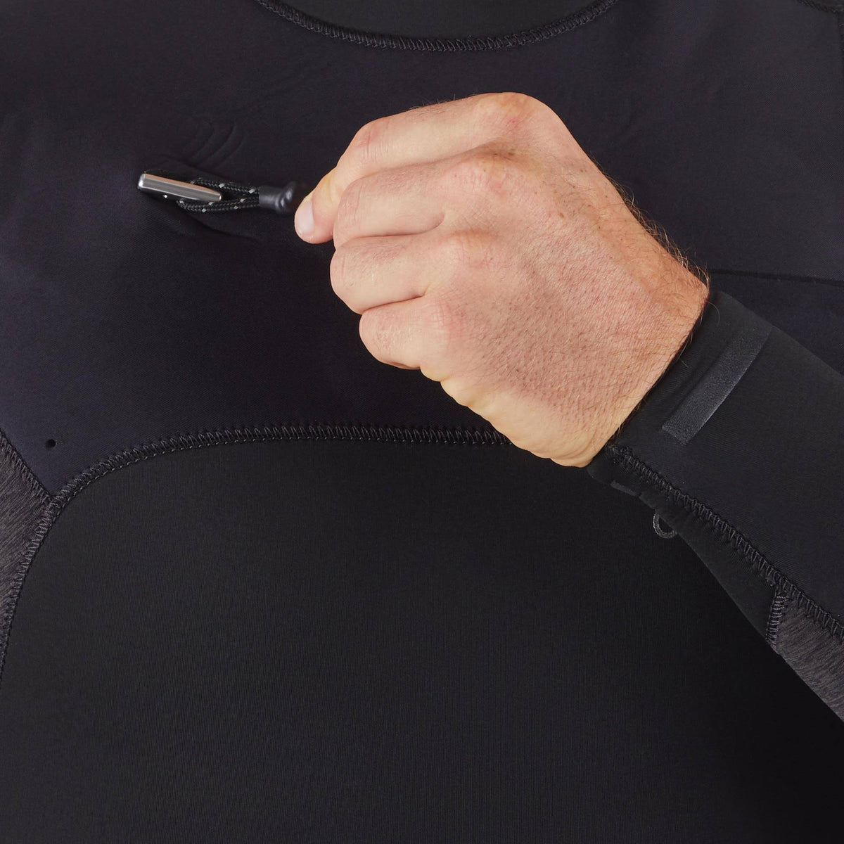 Black 4/3 mm Neoprene Surfing Wetsuit G76582