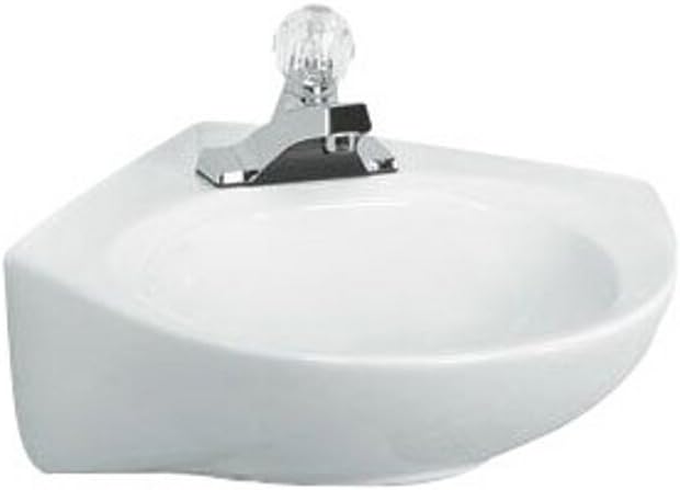 White Wall-Hung Lavatory Sink V77366