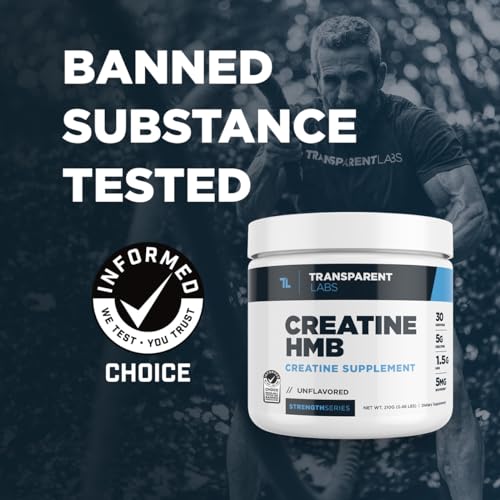 Creatine Monohydrate Powder with HMB, 30 Servings, Unflavored K977