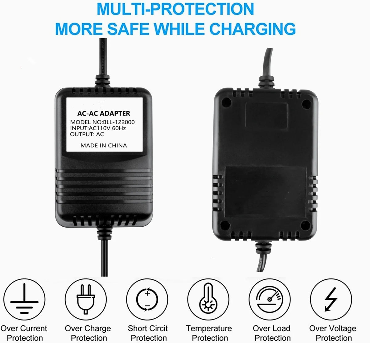 Compatible AC-AC Wall Adapter Battery Charger Power Supply O343512