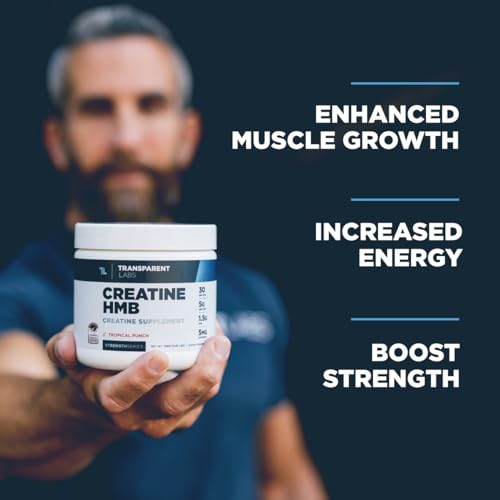 Creatine Monohydrate Powder with HMB, 30 Servings, Unflavored K977