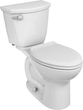 Two-Piece Toilet with Slow-Close Seat, Elongated Front, Chair Height, White, 1.28 gpf G39823