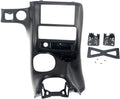 Matte Black Double Din Dash Installation Kit for Chevy Corvette C5 Z65735