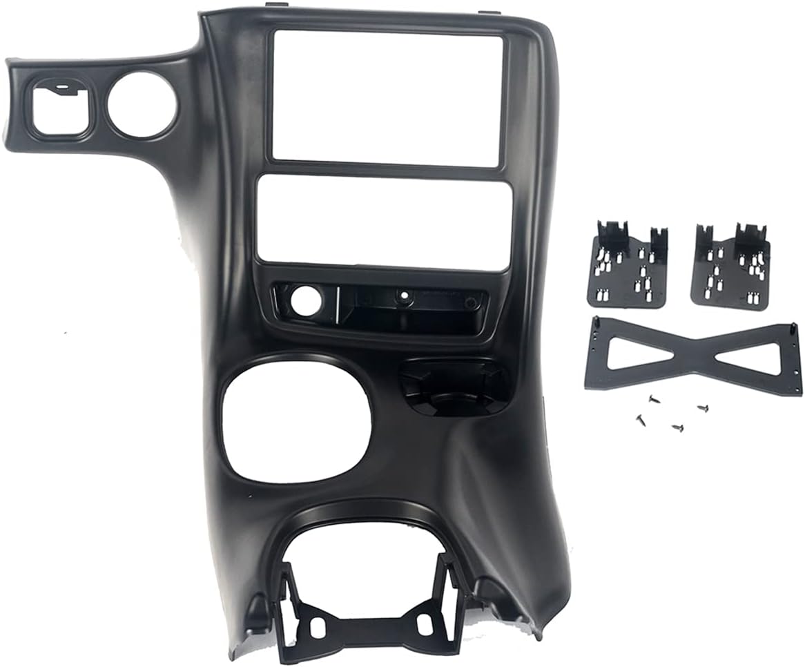Matte Black Double Din Dash Installation Kit for Chevy Corvette C5 Z65735