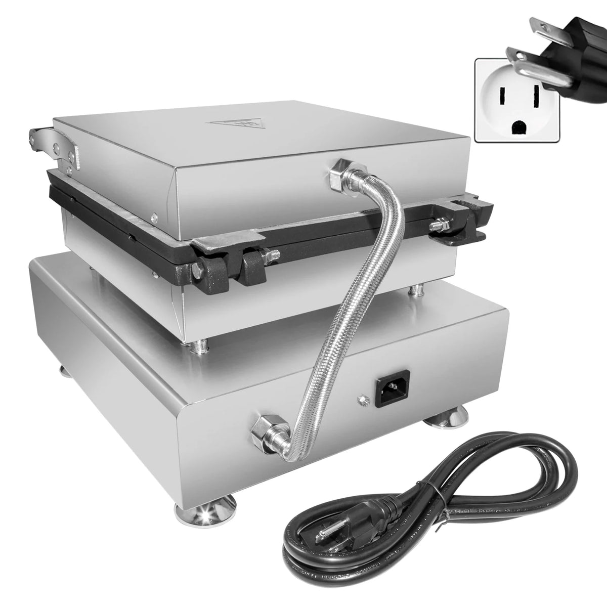 Butterfly-Shaped 4 Pcs Stainless Steel Waffle Maker X299
