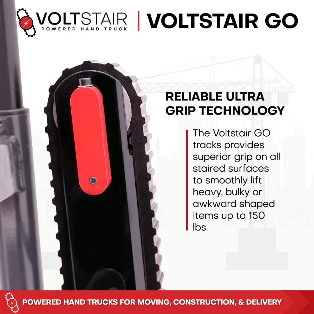 Portable Electric Stair Climbing Hand Truck with 150lb. Lift Capacity E90671