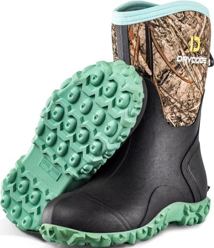 Black 6mm Neoprene Waterproof Insulated Work Boots X3905