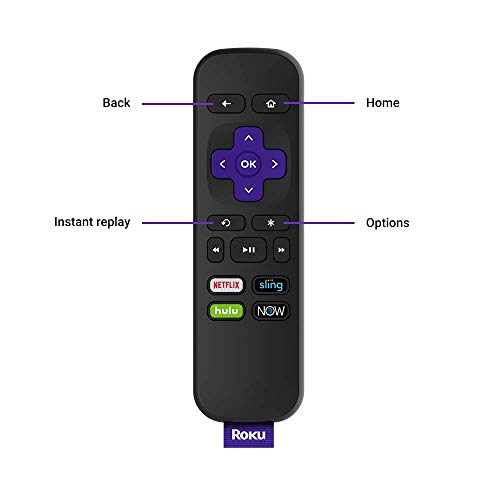 HD/4K/HDR Streaming Media Player with Remote and HDMI Cable, Black D883924