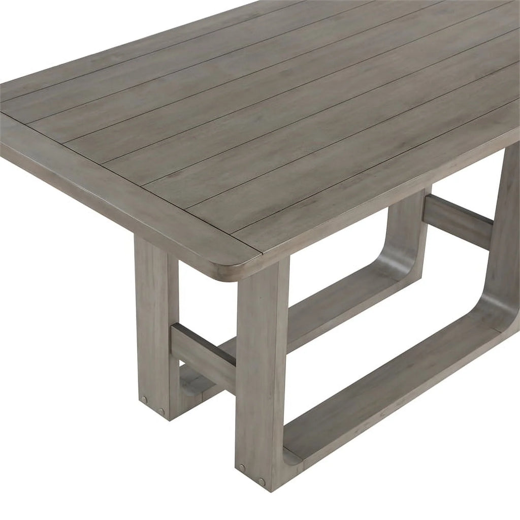 Gray Wood 5-Piece Counter Height Dining Set M551