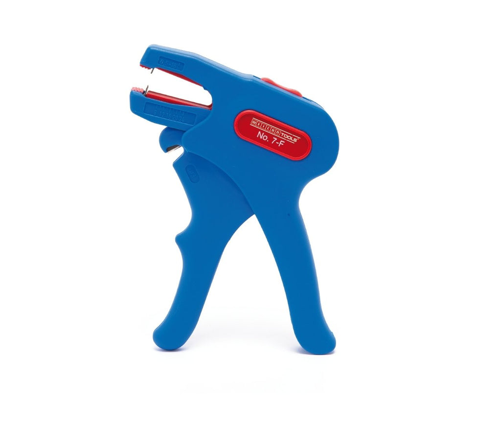 Automatic Wire Stripper for Flat Cable, 18-11 AWG (0.75-4.0 mm²), red/blue P2393