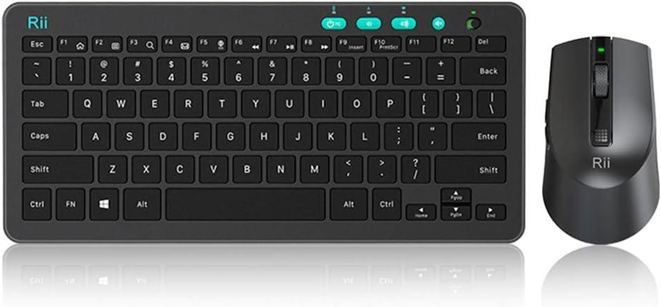 2.4 Gigahertz Ultra-Slim Wireless Keyboard and Mouse Combo (Black) Z23305
