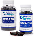 1000 mg Omega 3-6-9 Flax Seed Oil Softgels Bundle V765856