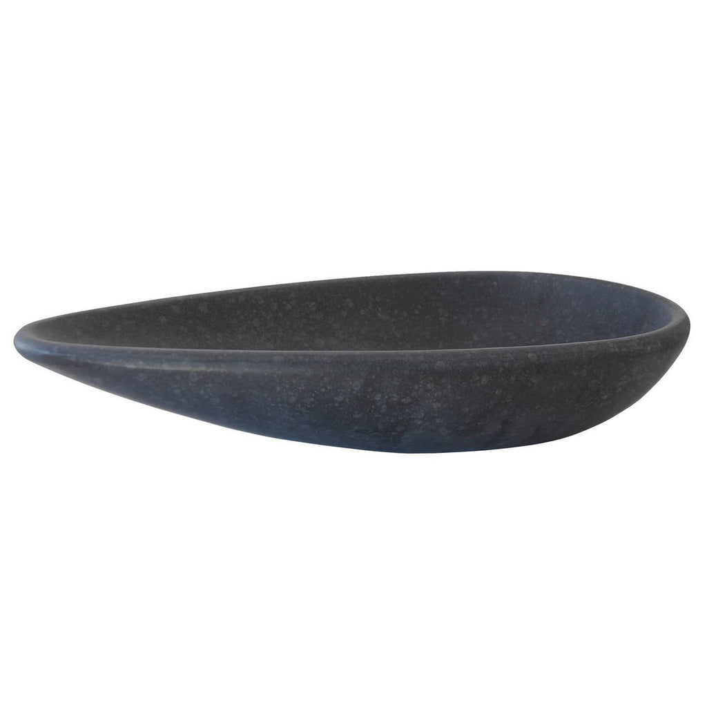 Honed Black Basalt Vessel Sink H225258