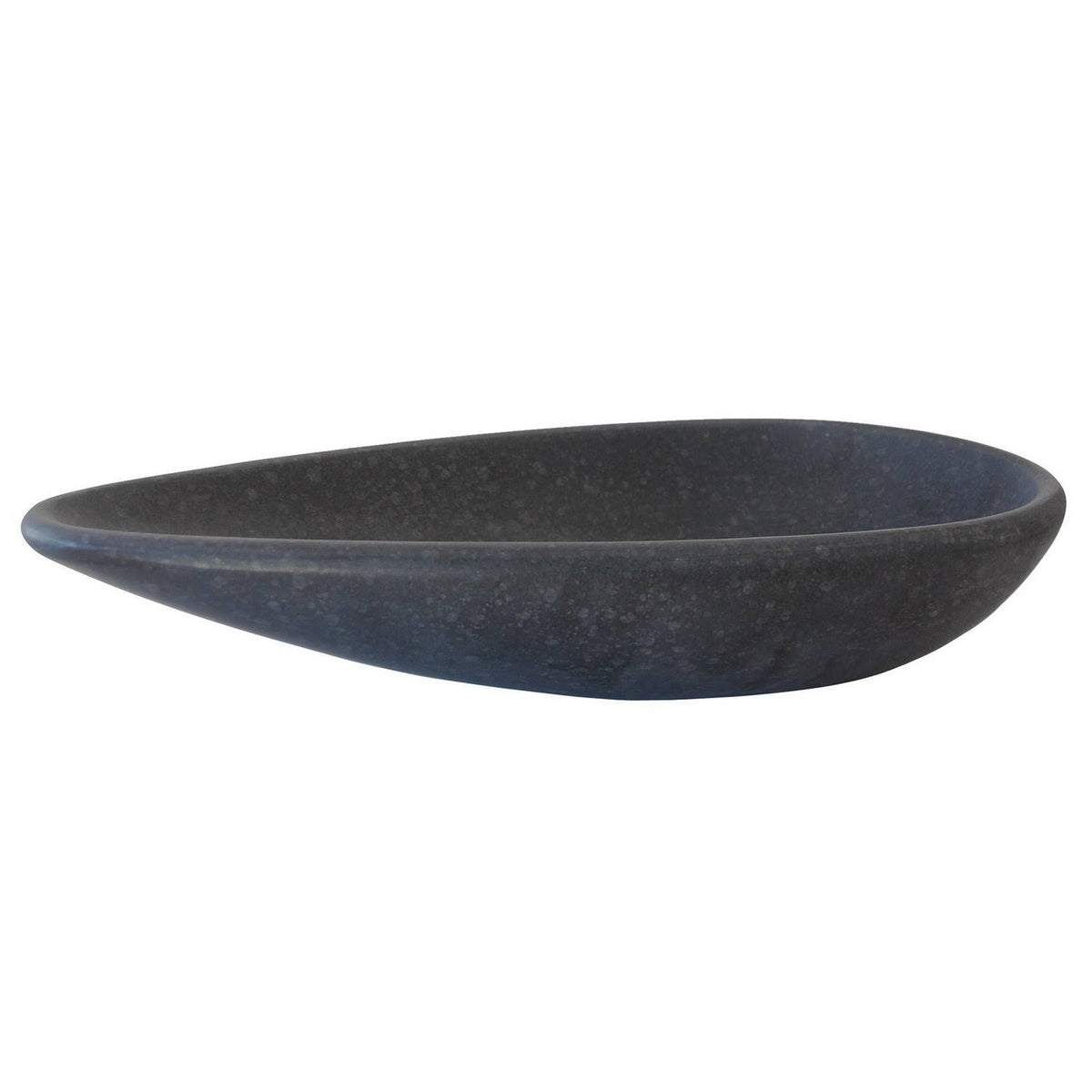 Honed Black Basalt Vessel Sink H225258