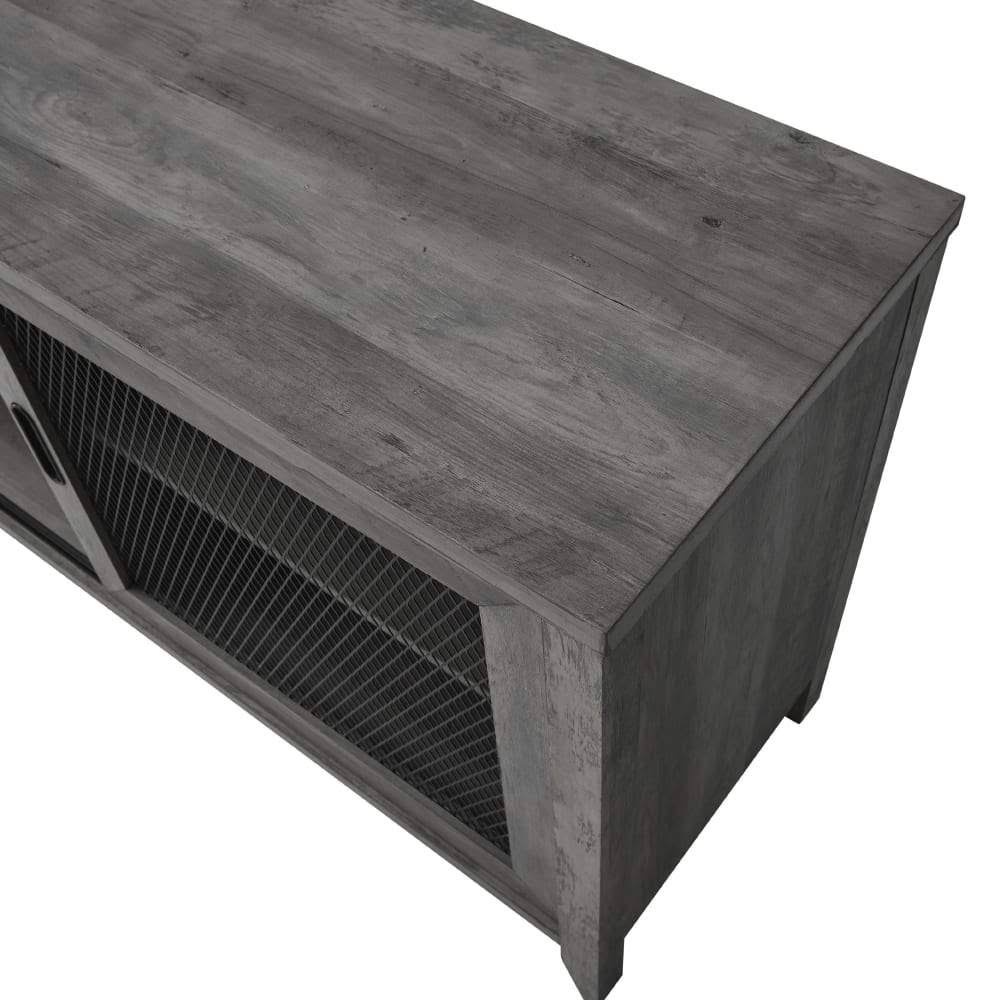 Industrial Sliding Mesh Door TV Console D58800