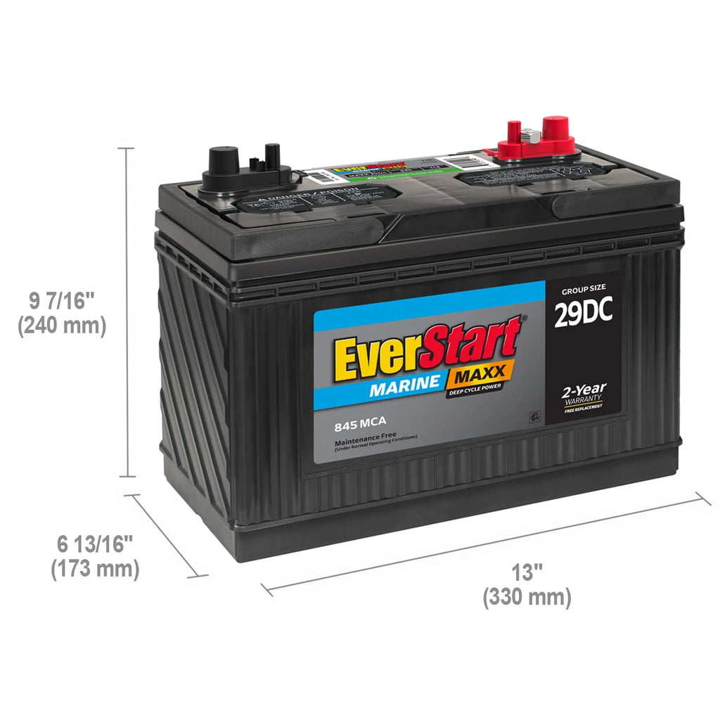 Marine Battery Group Size 29DC 12 Volt 845 CCA Q8518