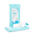 Rinse-Free Bath Wipes Soft Pack, Aloe, Scented, 8 Count Q440