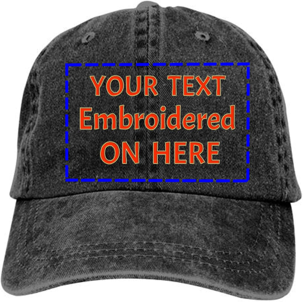 Embroidered Dad Hat with Strap Closure U830